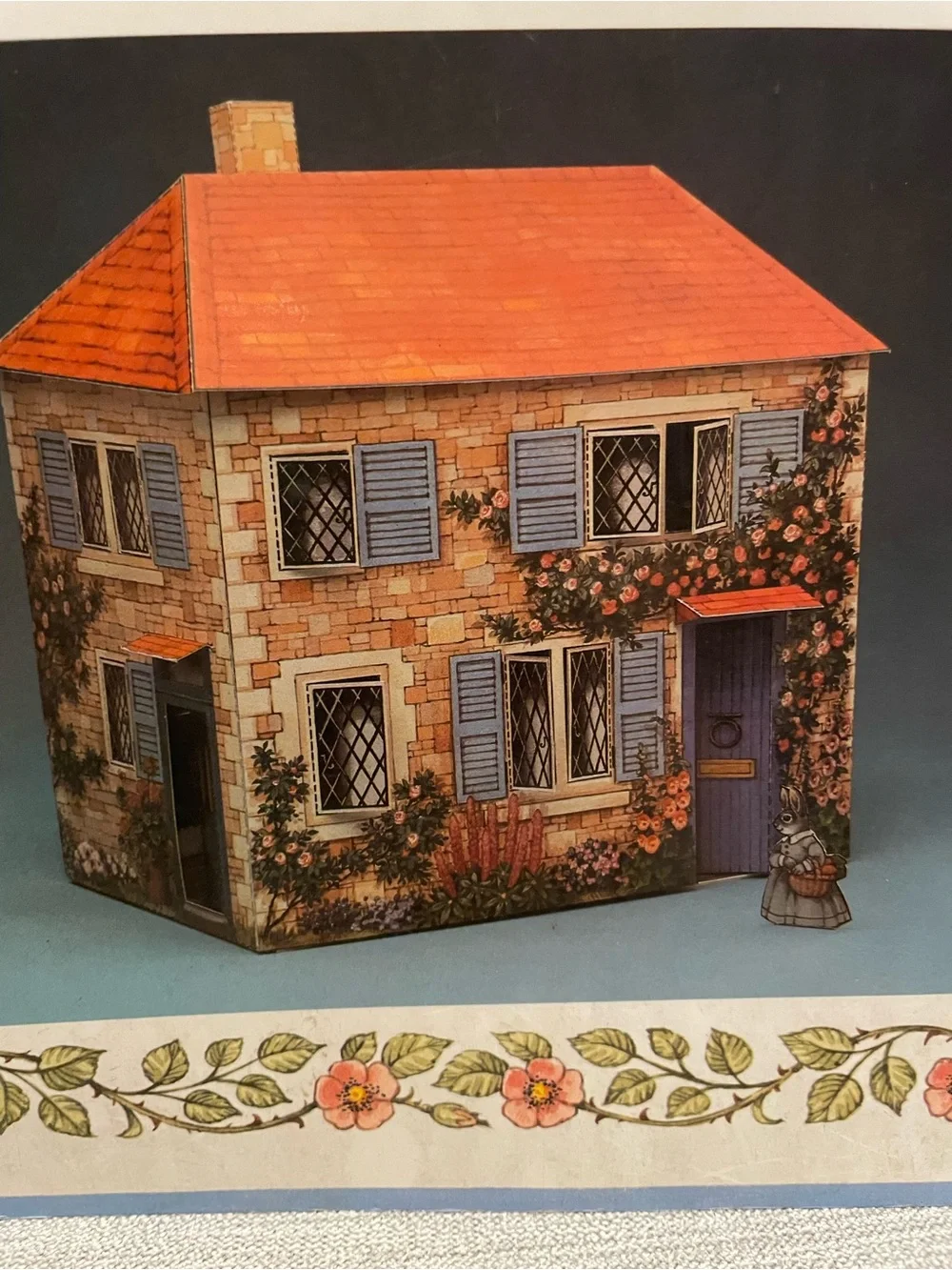 Little Grey Rabbit's House Model Kit. Devised and painted by Faith Jaques. 1982